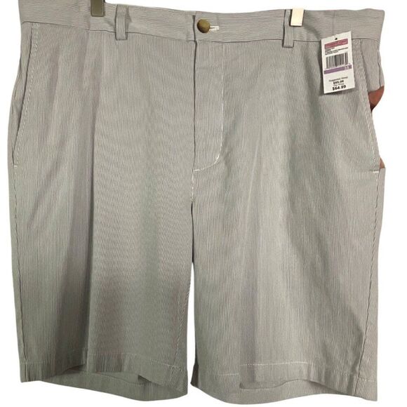 NWT Vineyard Vines 9" Pincord Stripe Breaker Shorts in Anchor Gray stripe, sz 38 - Picture 5 of 15